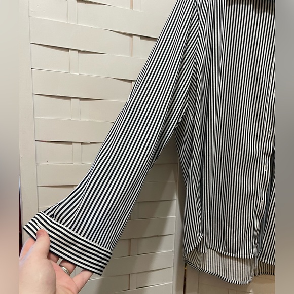 Always Indigo Striped Blouse - Picture 2 of 4